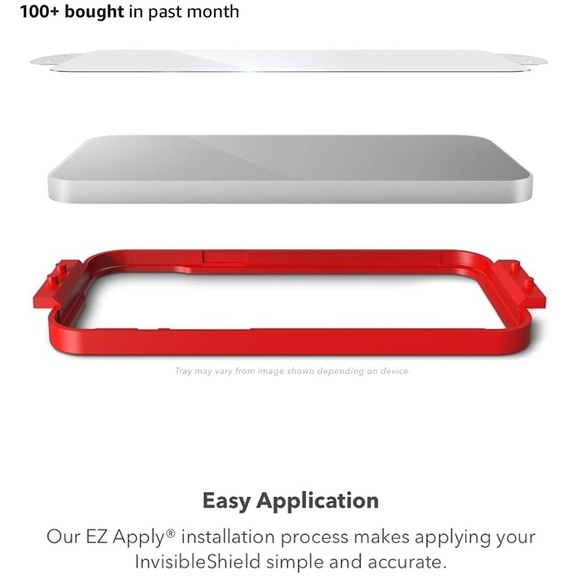 Zagg invisible shield glass screen protector for iPhone 14 Plus and 13 Pro Max - Picture 3 of 5